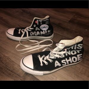RARE “this is not a shoe it’s a mania” converse